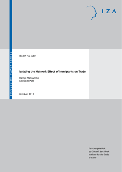 Isolating the Network Effect of Immigrants on Trade