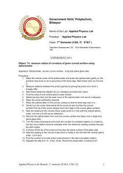 Applied Physics Lab Manual