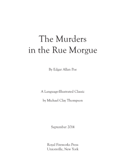 The Murders in the Rue Morgue