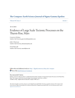 Evidence of Large Scale Tectonic Processes on the Tharsis Rise, Mars