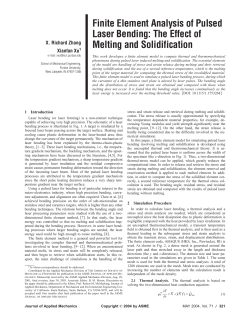 Finite Element Analysis of Pulsed Laser Bending: The Effect of