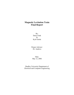 Magnetic Levitation Train Final Report