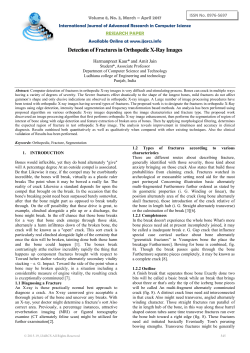 Detection of Fractures in Orthopedic X-Ray Images