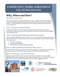 Community Needs Assessment (CNA)