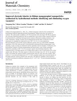 Improved Electrode Kinetics in Lithium