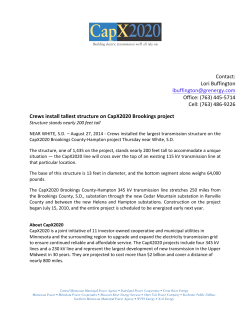 Great River Energy Tallest Structure Press Release