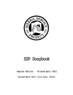 Amazing Grace - Sierra Service Project