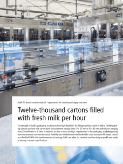 PC-based control meets all requirements for modular packaging