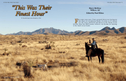 This Was Their Finest Hour - American Falconry magazine
