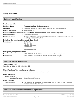 SDS - The Home Depot