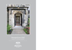 Stumperlowe Hall - Blenheim Park Estates