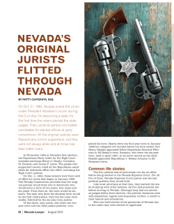 Nevada`s Original Jurists