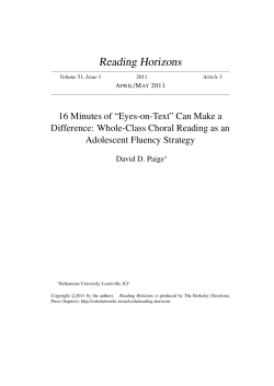 16 Minutes of &ldquo;Eyes-on