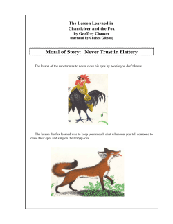 Chanticleer and the Fox