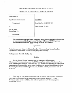 NAC Decision No. E8A2003091501