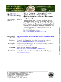 against Pneumonic Plague through IL