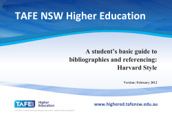 Harvard Style