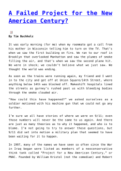 A Failed Project for the New American Century?