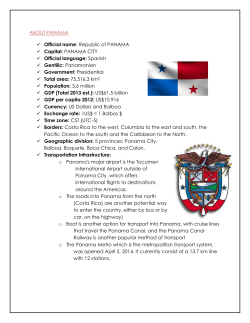 Panama - Jamaica Manufacturers` Association