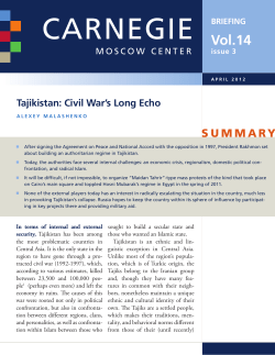 BriEFinG - Carnegie Endowment for International Peace