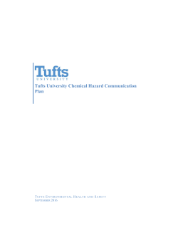 Chemical Hazard Communication Plan