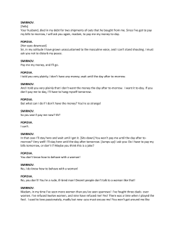 SMIRNOV. - Ivana Chubbuck Studio