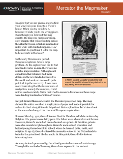 Mercator the Mapmaker