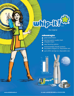 Specsheet - WebstaurantStore