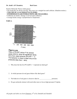Dr. Joshi`s AP Chemistry Real Gases 1 All graphs and