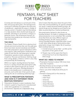 fentanyl fact sheet for teachers