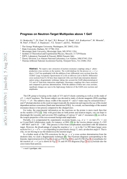 Progress on Neutron-Target Multipoles above 1 GeV
