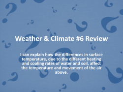 Weather and Climate #6
