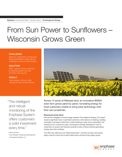 From Sun Power to Sunflowers – Wisconsin Grows Green