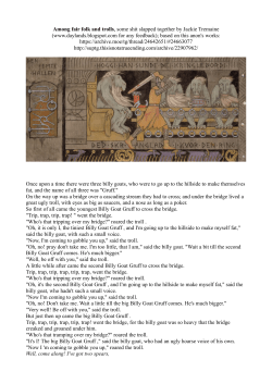 Among fair folk and trolls, some shit slapped together by