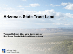 AZ State Land - Arizona Association of County Engineers