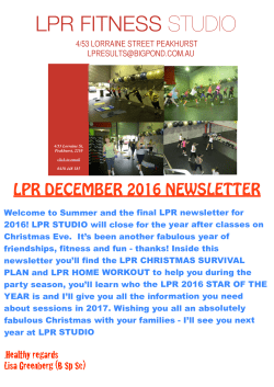 December Newsletter 2016