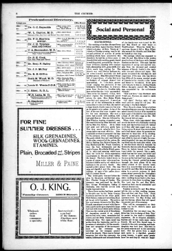 0. J. KING. - Nebraska Newspapers