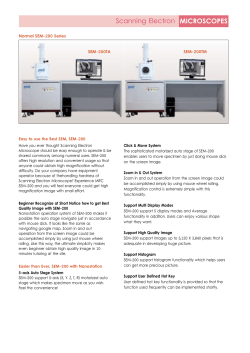 MICROSCOPES Scanning Electron