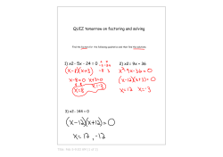 1) x2- 5x - 24 = 0 2) x2= 9x + 36