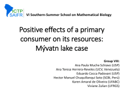 Positive effects of a primary consumer on its resources: M&yacute;vatn lake