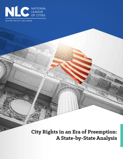 City Rights in an Era of Preemption