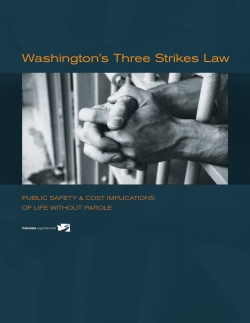 Washington`s Three Strikes Law