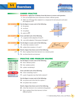 Exercises 1-1 - Net Start Class