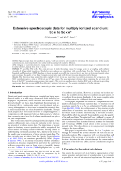Extensive spectroscopic data for multiply ionized scandium: Sc III to