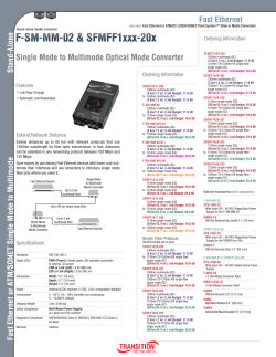 EOL F-SM-MM-02 Datasheet July 18, 2016