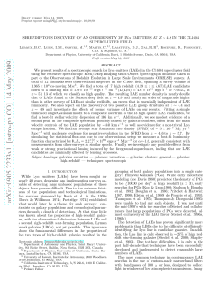 Serendipitous Discovery of an Overdensity of Lyman
