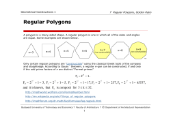 Regular Polygons