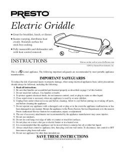 Electric Griddle