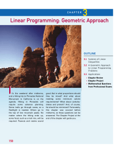 Linear Programming_Geometric Approach