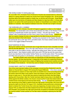 THE WORLD GOES TO WAR [edited text] On June 28th 1914